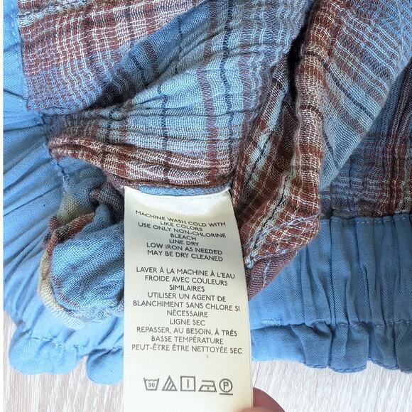 Free People Las Palmas Sailor Cotton Short Shorts in Riverside Combo, size XS - Picture 7 of 7